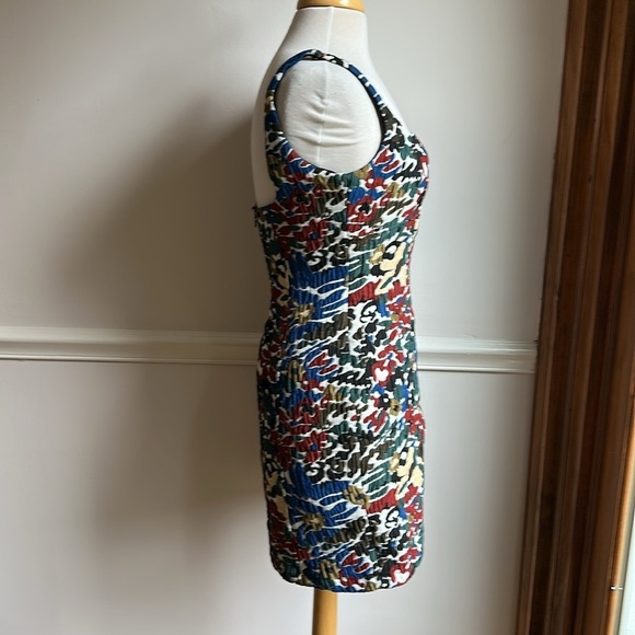 Maeve Anthropologie Floral Jaquard
Multicolor Sleeveless Dress Size 2 EUC - Picture 6 of 10